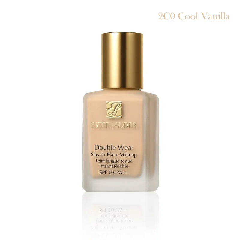 Estee Lauder Double Wear Sheer Long-Wear Foundation 2C0 Cool Vanilla Oil-Free 24H Wear Matte Conceal Waterproof Sweat-Resistant