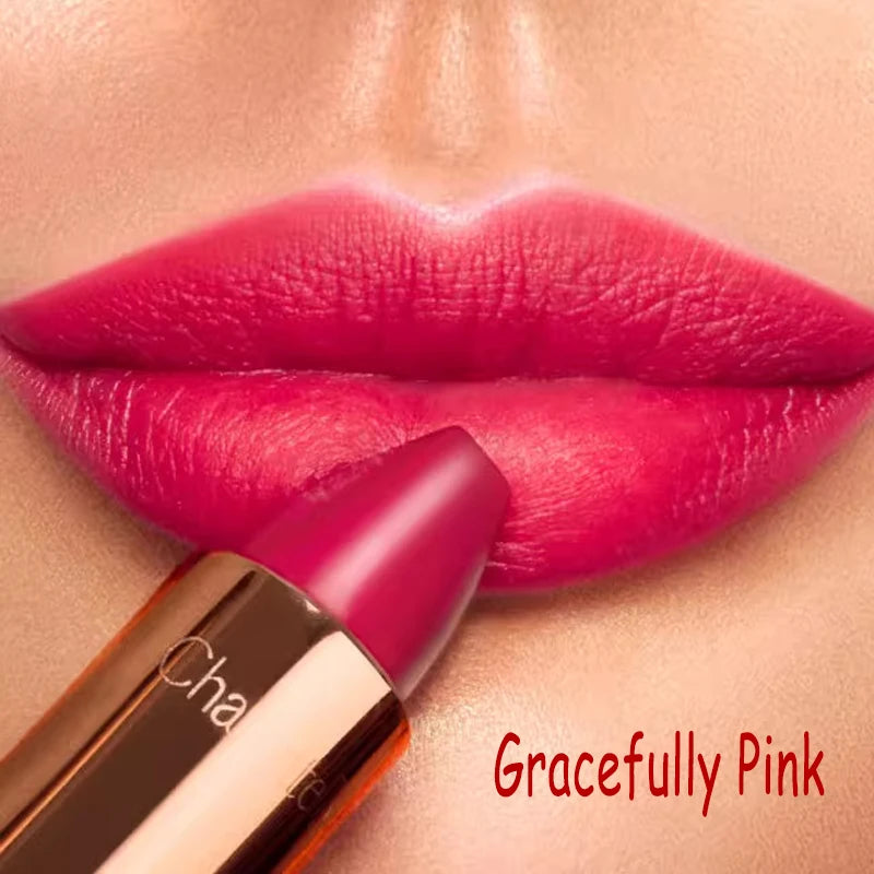 Charlotte Tilbury Makeup Lipstick Walk of No Shame Graceful Pink Pillow Talk Moisturizing Plumping Lip Gloss Strawberry Vanilla