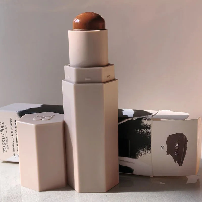 Hot Makeup Soft Matte Contouring Stick Sculpts And Contours Face Highlighting And Brightening For A Matte Sculpted Look All Day