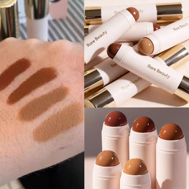 Rare Beauty Moisturizing Silky Three-dimensional Contour Stick Concealer Natural Matte Suitable for Nose Shadow Makeup Cosmetics