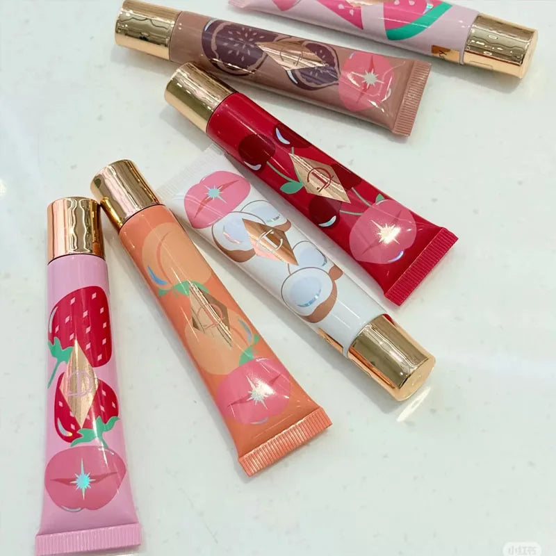 Charlotte Tilbury Makeup Lipstick Walk of No Shame Graceful Pink Pillow Talk Moisturizing Plumping Lip Gloss Strawberry Vanilla