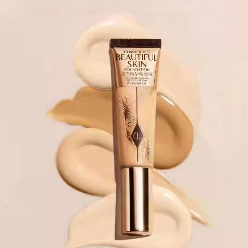Charlotte Tilbury CT The Soft Light Essence Foundation Is Fine Smooth Concealing Moisturizing and Long-lasting for Dry Skin