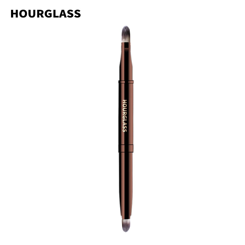 Hourglass Makeup Brush- No.16 Retractable Double-Ended Lip Brush Soft Fiber Hair Fashion Design Single Lip Brush