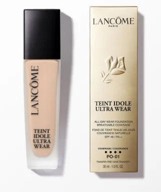 Lancome Teint Idole Ultra Wear Buildable Full Coverage Foundation Makeup #PO-01 (SPF 40), 30ml, Longwearing & Waterproof