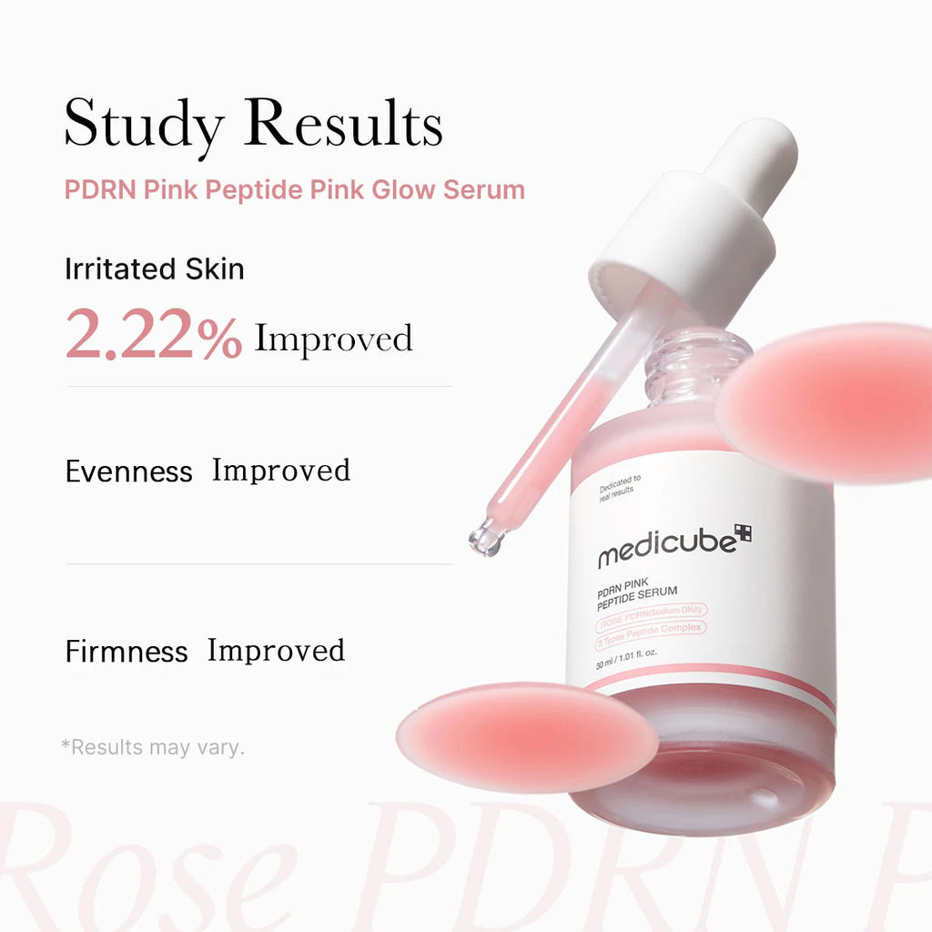 Medicube Salmon DNA PDRN Pink Peptide Serum,Smooth Texture&Quick Absorption,Lightweight&Non-Greasy,Korean Skincare,Korean Makeup